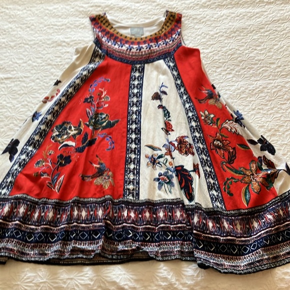 Anthropologie Mauve Cirque swing dress. - Picture 9 of 11